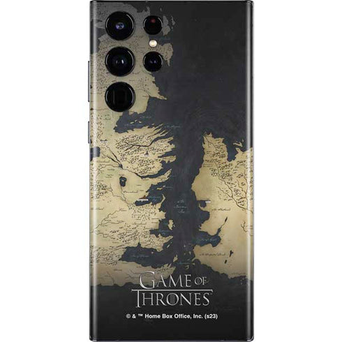 Game of Thrones: Westeros Map Galaxy S22 Ultra Skin