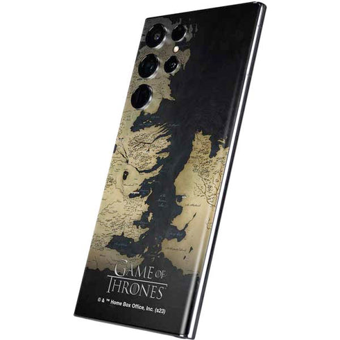 Game of Thrones: Westeros Map Galaxy S22 Ultra Skin