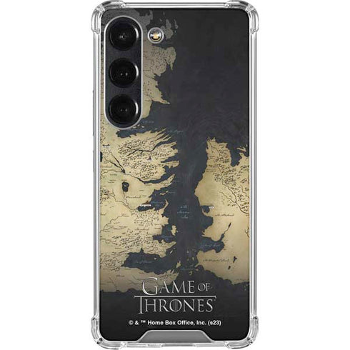 Game of Thrones: Westeros Map Galaxy S23 Clear Case