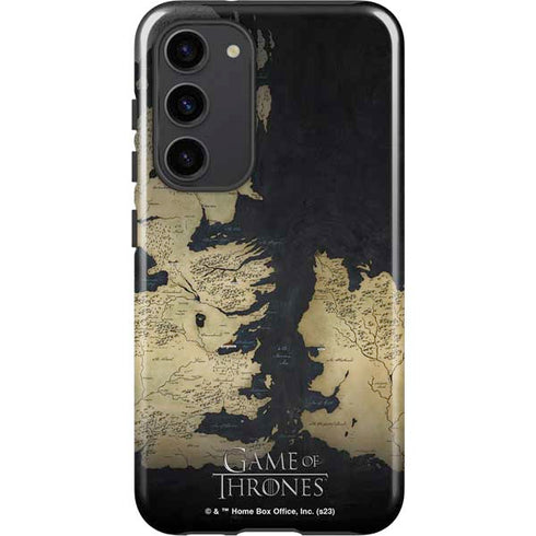 Game of Thrones: Westeros Map Galaxy S23 Plus Pro Case
