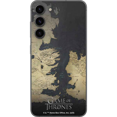 Game of Thrones: Westeros Map Galaxy S23 Plus Skin