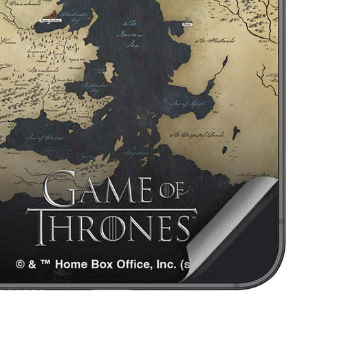 Game of Thrones: Westeros Map Galaxy S23 Plus Skin