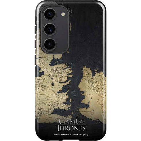 Game of Thrones: Westeros Map Galaxy S23 Pro Case
