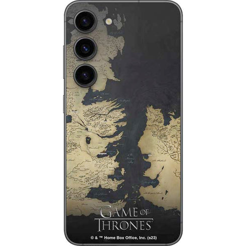 Game of Thrones: Westeros Map Galaxy S23 Skin