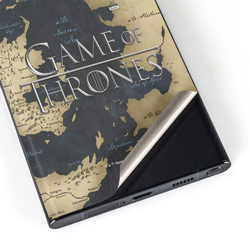Game of Thrones: Westeros Map Galaxy S23 Ultra Skin