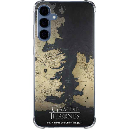 Game of Thrones: Westeros Map Galaxy S24 Clear Case