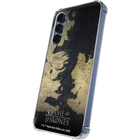 Game of Thrones: Westeros Map Galaxy S24 Clear Case