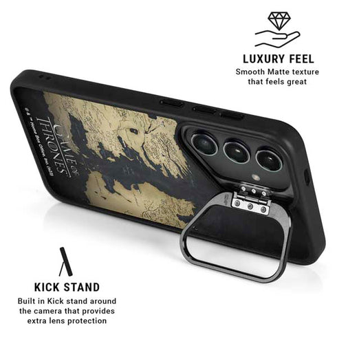 Game of Thrones: Westeros Map Galaxy S25 Kickstand Case