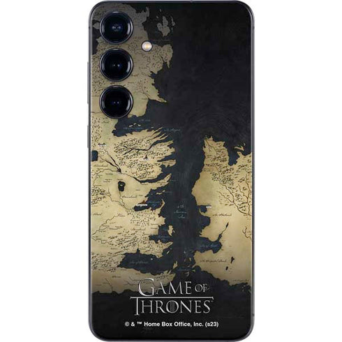 Game of Thrones: Westeros Map Galaxy S25 Plus Skin