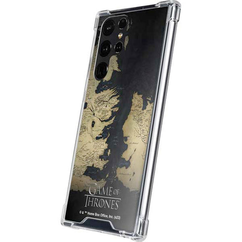 Game of Thrones: Westeros Map Galaxy S24 Ultra Clear Case