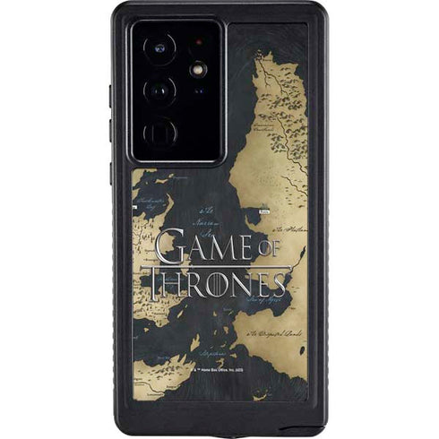 Game of Thrones: Westeros Map Galaxy S24 Ultra Waterproof Case