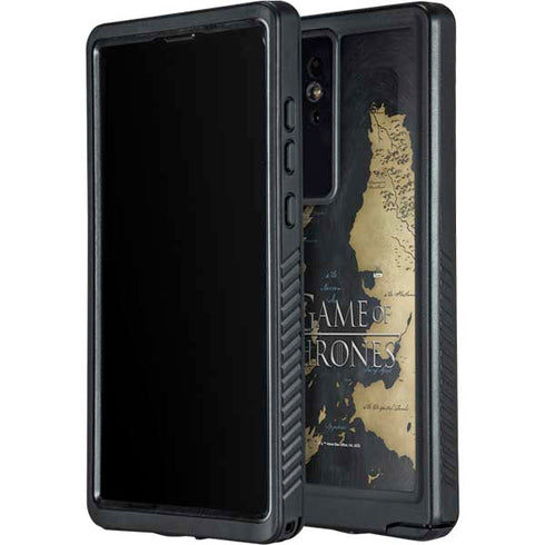 Game of Thrones: Westeros Map Galaxy S24 Ultra Waterproof Case