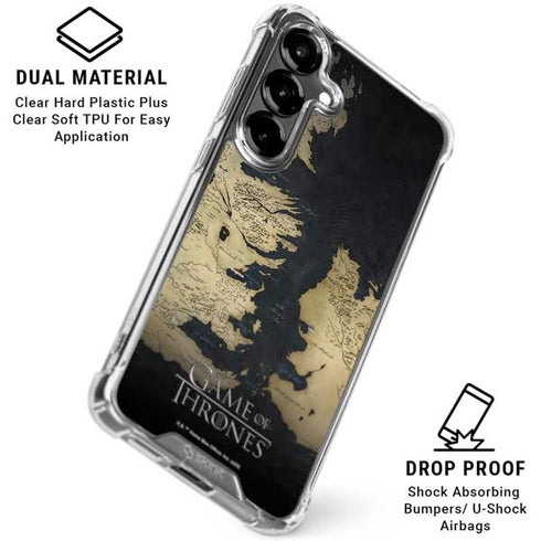 Game of Thrones: Westeros Map Galaxy S26 Clear Case