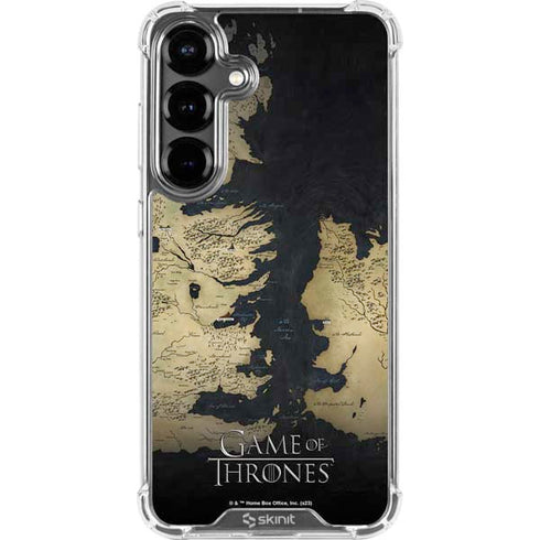 Game of Thrones: Westeros Map Galaxy S26 Plus Clear Case