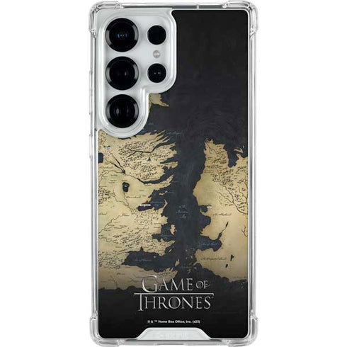 Game of Thrones: Westeros Map Galaxy S26 Ultra Clear Case