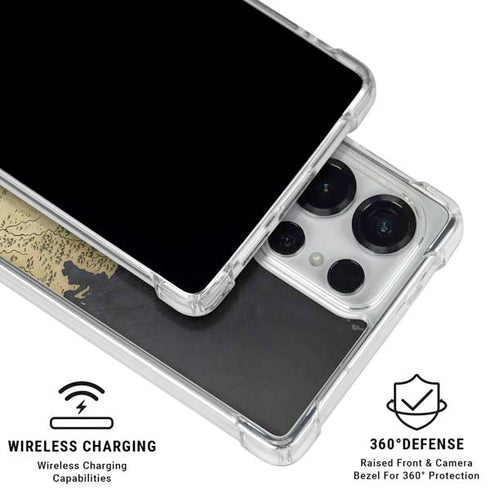 Game of Thrones: Westeros Map Galaxy S26 Ultra Clear Case