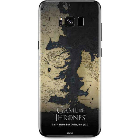 Game of Thrones: Westeros Map Galaxy S8 Plus Skin