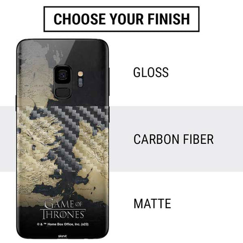 Game of Thrones: Westeros Map Galaxy S9 Skin
