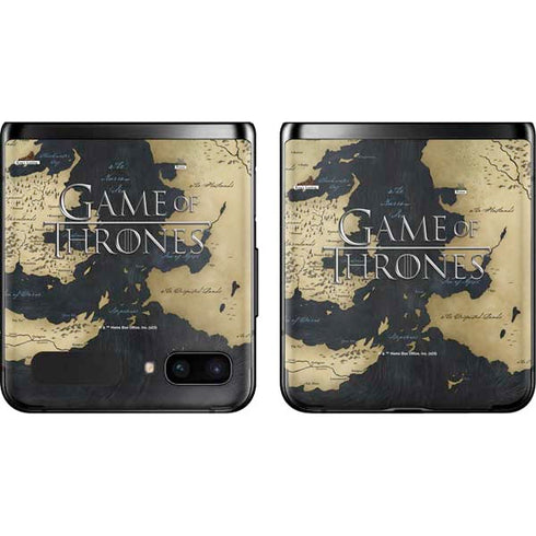 Game of Thrones: Westeros Map Galaxy Z Flip Skin