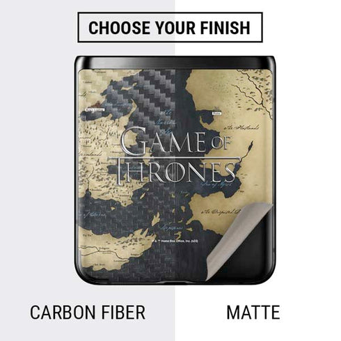 Game of Thrones: Westeros Map Galaxy Z Flip Skin