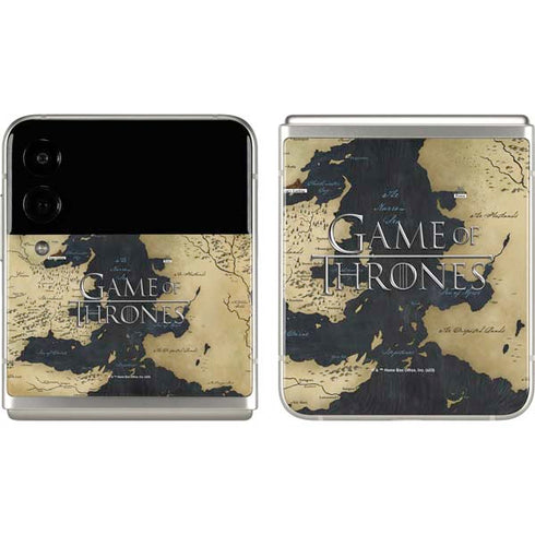 Game of Thrones: Westeros Map Galaxy Z Flip3 5G Skin