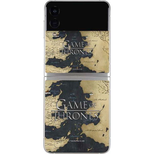 Game of Thrones: Westeros Map Galaxy Z Flip3 5G Skin
