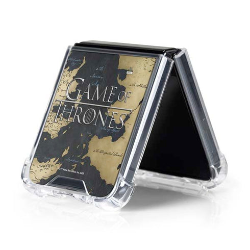 Game of Thrones: Westeros Map Galaxy Z Flip5 5G Clear Case