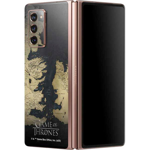 Game of Thrones: Westeros Map Galaxy Z Fold2 5G Skin