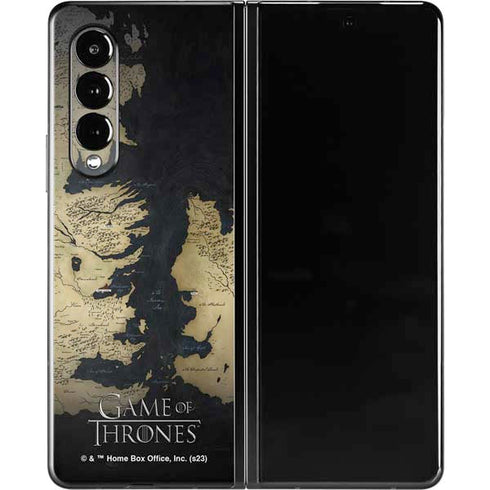 Game of Thrones: Westeros Map Galaxy Z Fold3 5G Skin