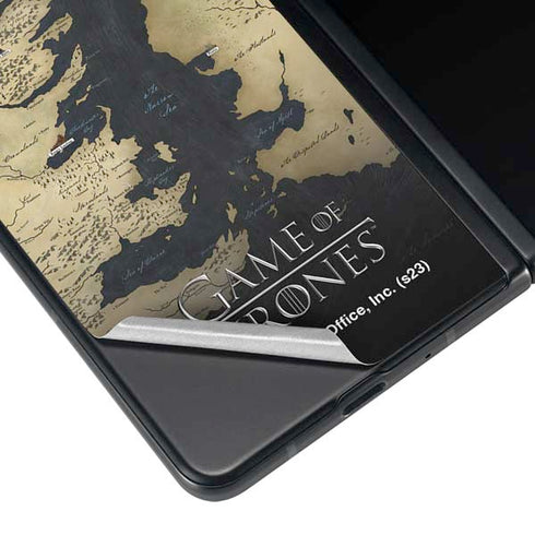 Game of Thrones: Westeros Map Galaxy Z Fold3 5G Skin