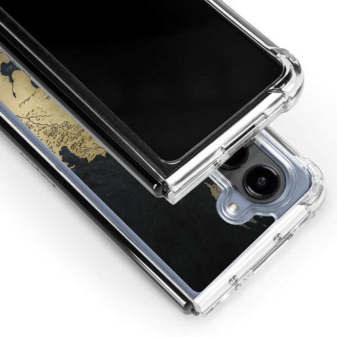 Game of Thrones: Westeros Map Galaxy Z Fold5 5G Clear Case