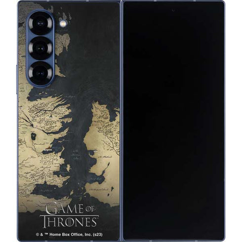 Game of Thrones: Westeros Map Galaxy Z Fold6 Skin