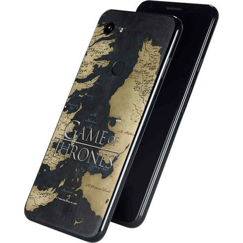 Game of Thrones: Westeros Map Google Pixel 3a Skin