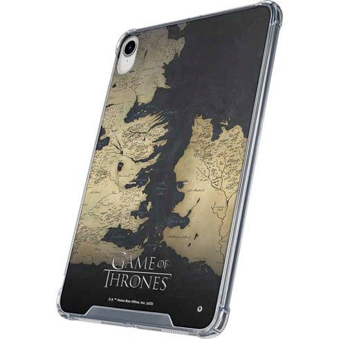 Game of Thrones: Westeros Map iPad 11th Gen (2025) Clear Case