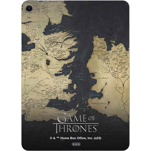 Game of Thrones: Westeros Map Apple iPad Air Skin