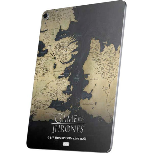 Game of Thrones: Westeros Map Apple iPad Air Skin