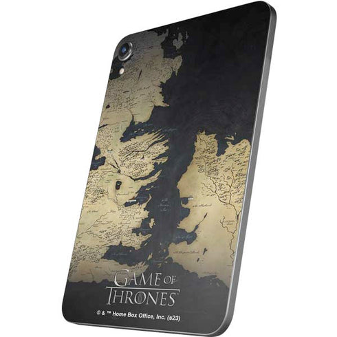 Game of Thrones: Westeros Map Apple iPad Mini Skin