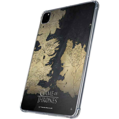 Game of Thrones: Westeros Map iPad Pro 11in (2024) Clear Case