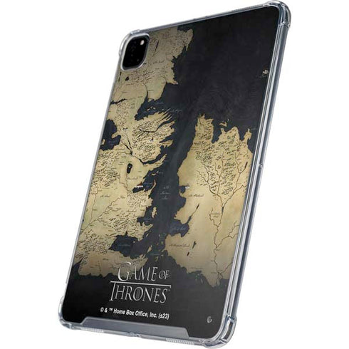 Game of Thrones: Westeros Map iPad Pro 12.9in (2020) Clear Case