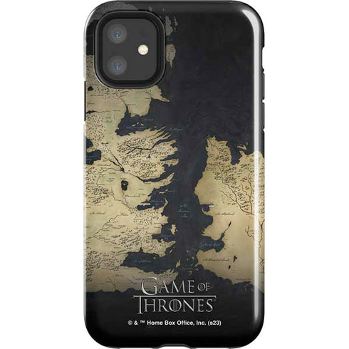 Game of Thrones: Westeros Map iPhone 11 Impact Case