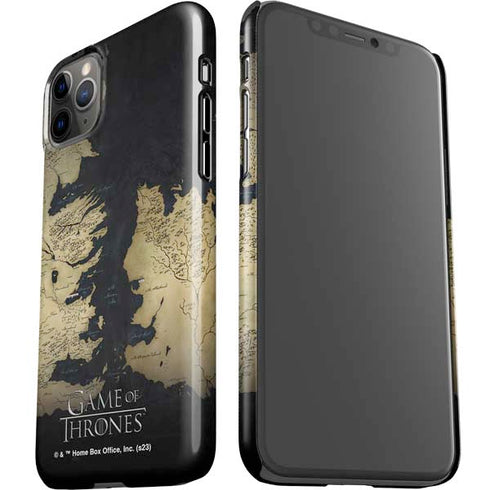 Game of Thrones: Westeros Map iPhone 11 Pro Max Lite Case