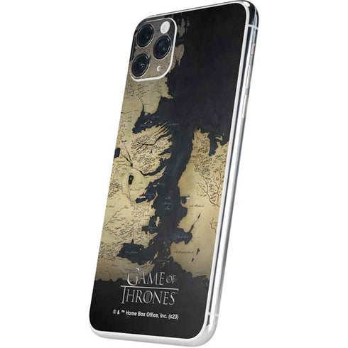 Game of Thrones: Westeros Map iPhone 11 Pro Max Skin