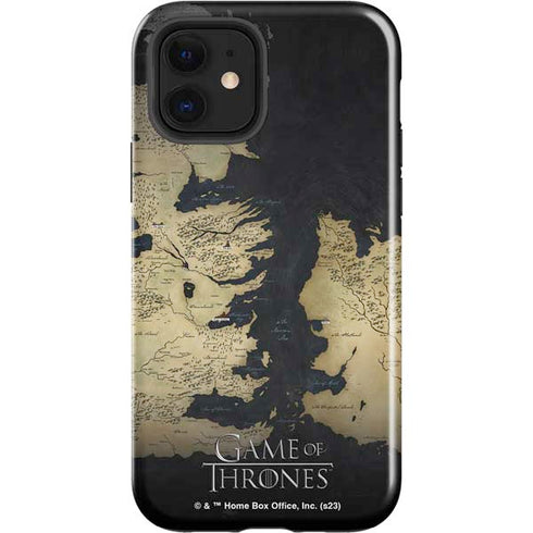 Game of Thrones: Westeros Map iPhone 12 Impact Case