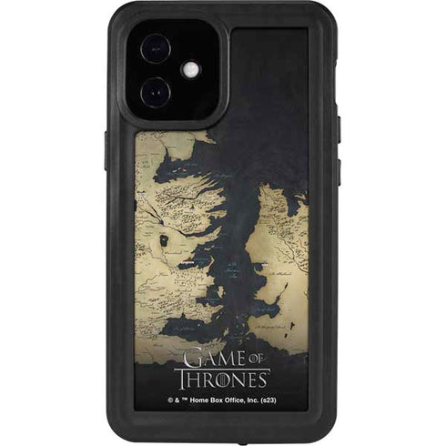Game of Thrones: Westeros Map iPhone 12 Mini Waterproof Case