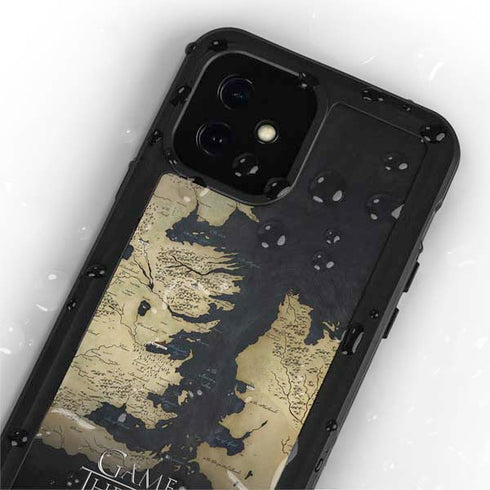 Game of Thrones: Westeros Map iPhone 12 Mini Waterproof Case