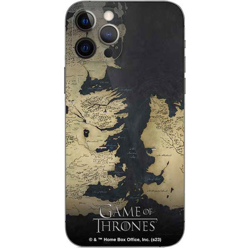 Game of Thrones: Westeros Map iPhone 12 Pro Skin