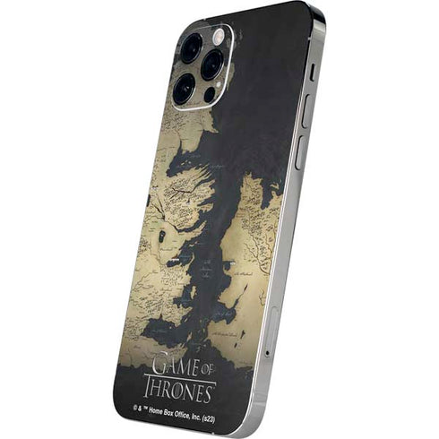 Game of Thrones: Westeros Map iPhone 12 Pro Skin