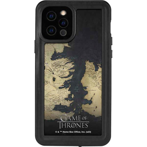 Game of Thrones: Westeros Map iPhone 12 Pro Waterproof Case