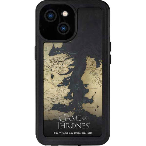 Game of Thrones: Westeros Map iPhone 13 Mini Waterproof Case