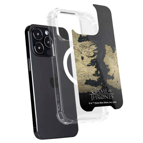 Game of Thrones: Westeros Map iPhone 13 Pro MagSafe Case